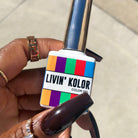 deep brown gel polish on coffin nails